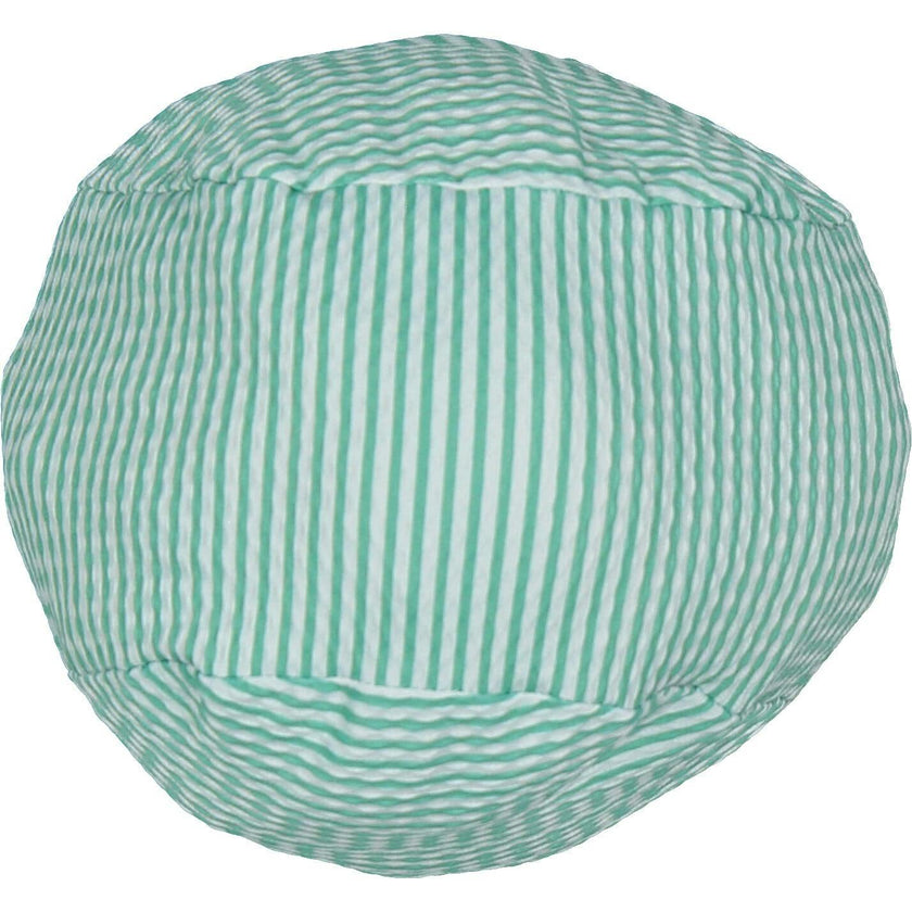 Textured Water Stripes Cap, Green