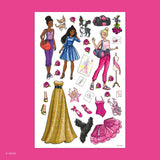 Color & Sticker Fun: Barbie