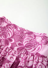 Alora Embroidered Frill Mini Skirt