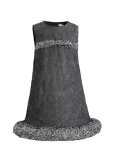 Dark Gray Speckled Dress