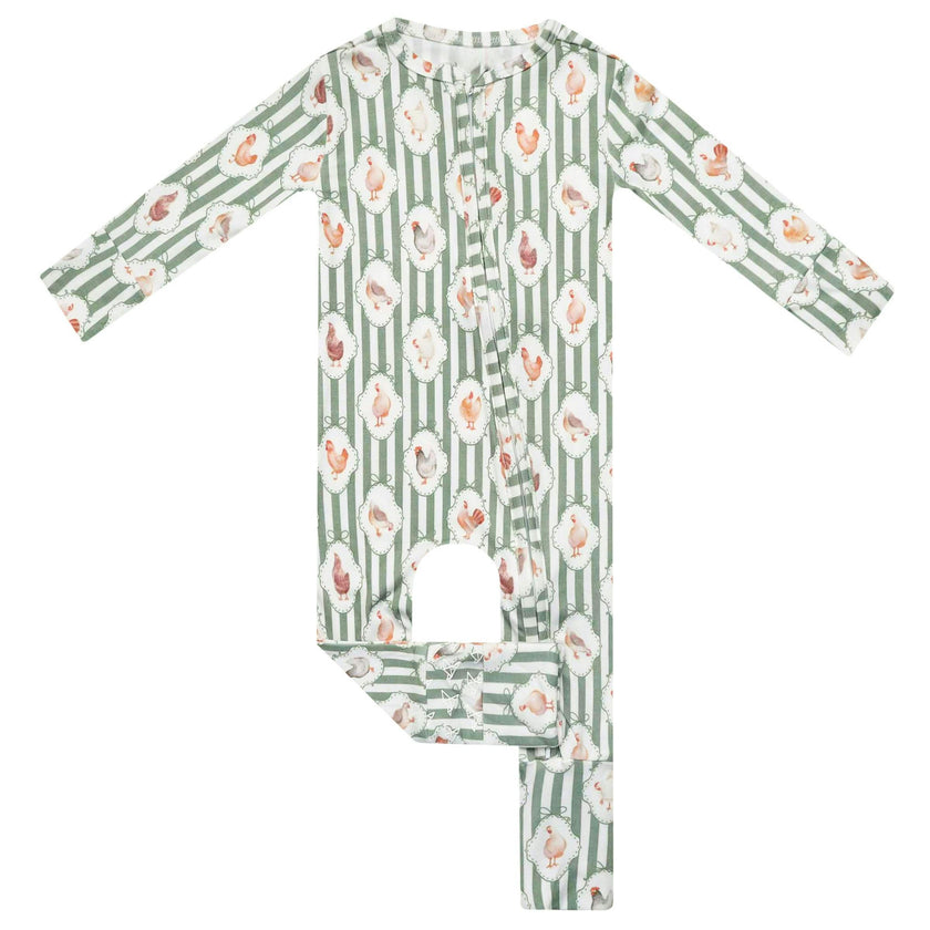Convertible Zip-Up Footie - Constance