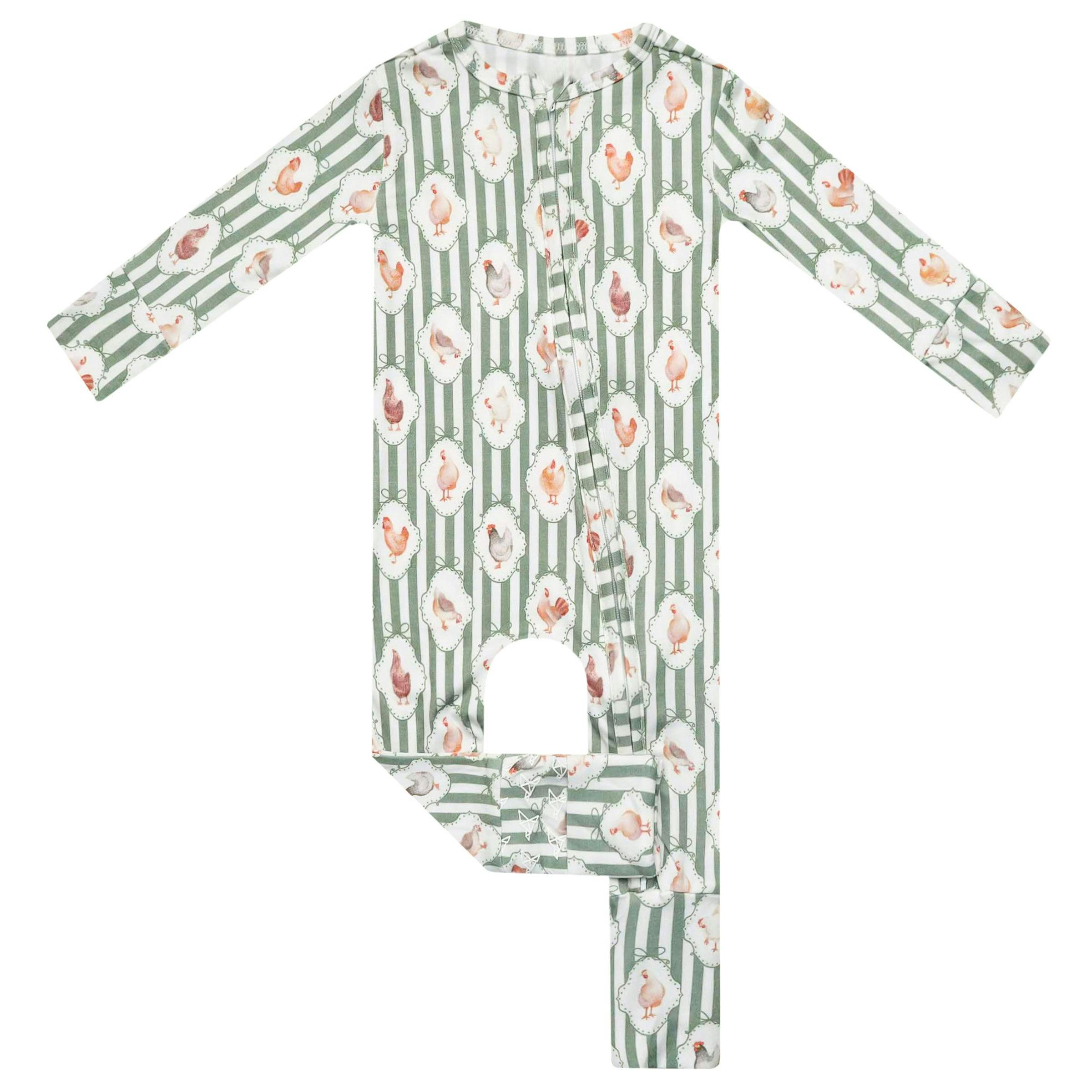 Convertible Zip-Up Footie - Constance