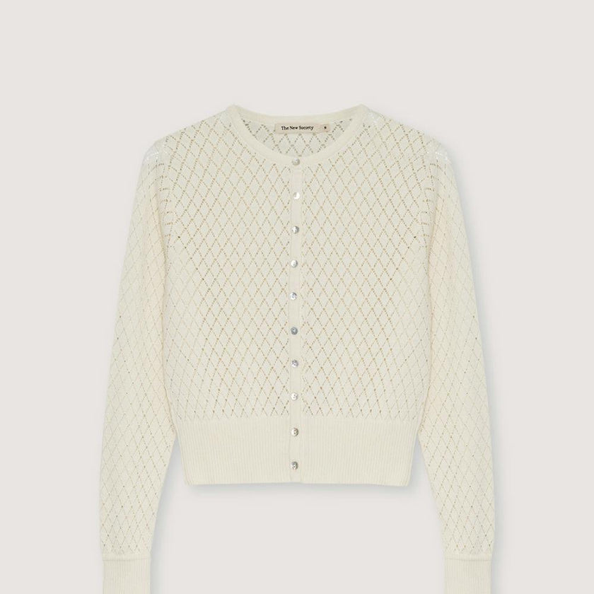 Lirio Woman Cardigan Ecru