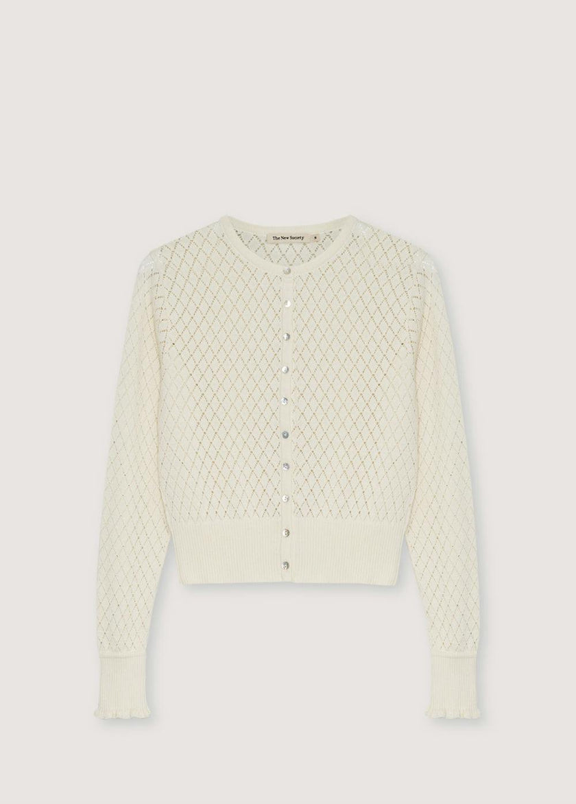 Lirio Woman Cardigan Ecru