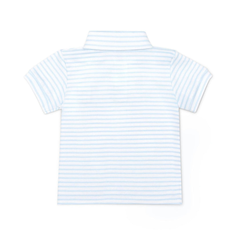 Carter Polo in Bailey's Bay Blue Stripe