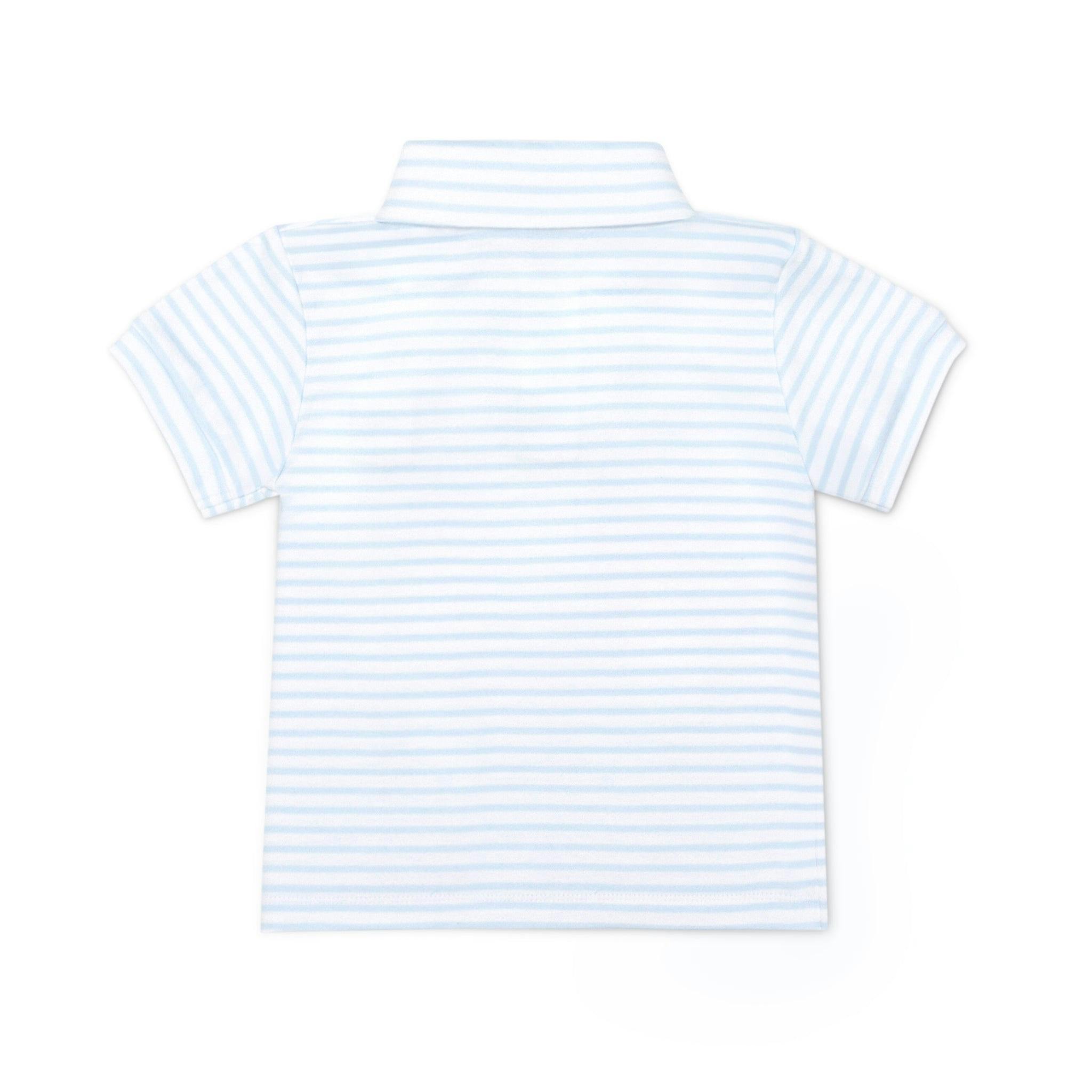 Carter Polo in Bailey's Bay Blue Stripe
