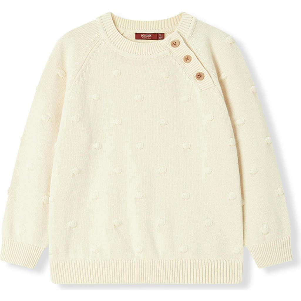 Snow Knit Popcorn Sweater
