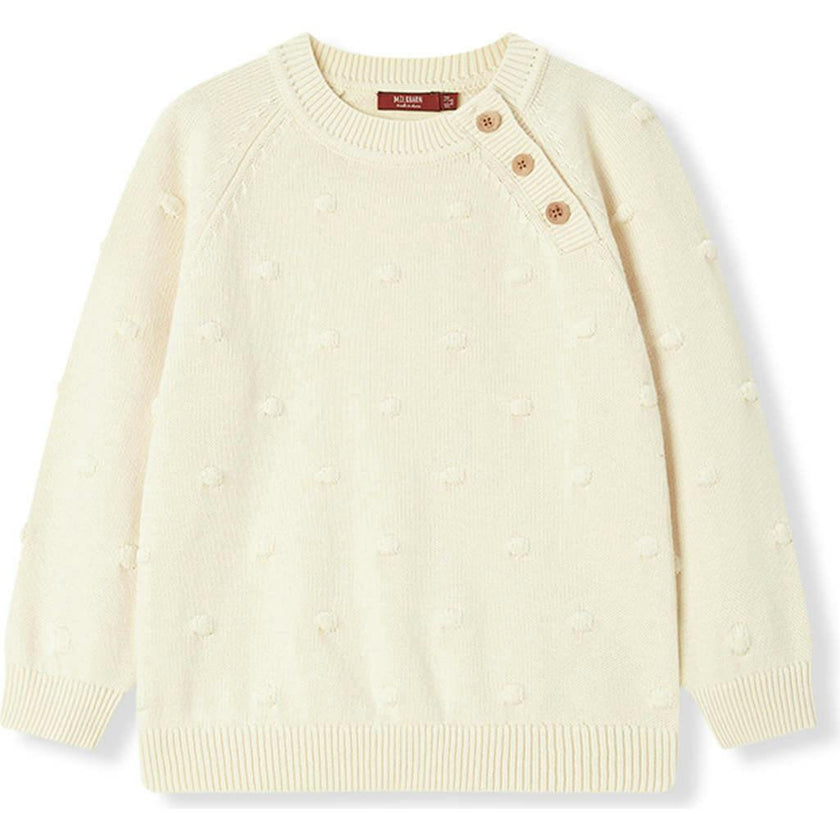 Snow Knit Popcorn Sweater