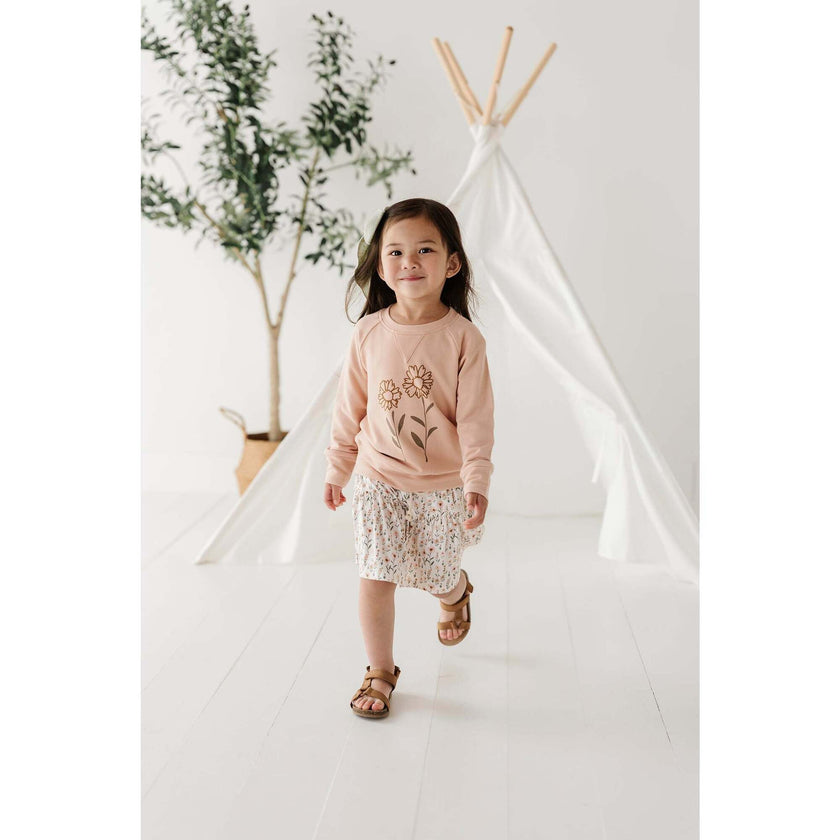 Raglan Sweatshirt Teepee in Toffee