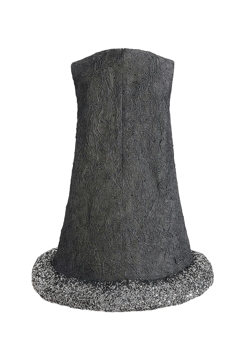 Dark Gray Speckled Dress
