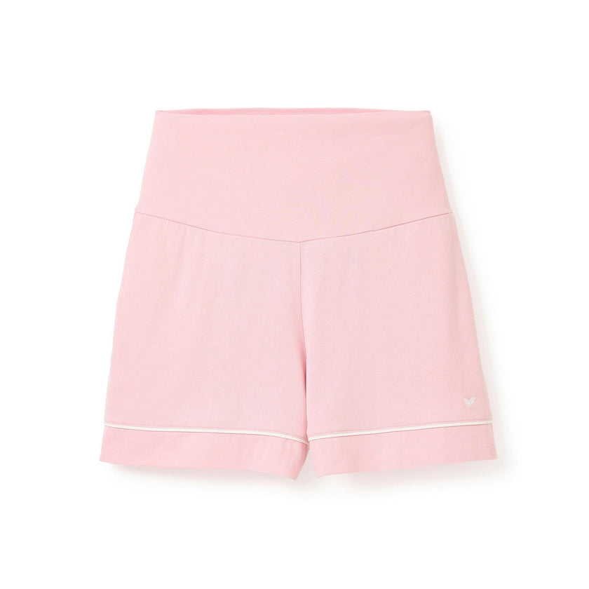 Women's Pima Maternity Shorts in Pink