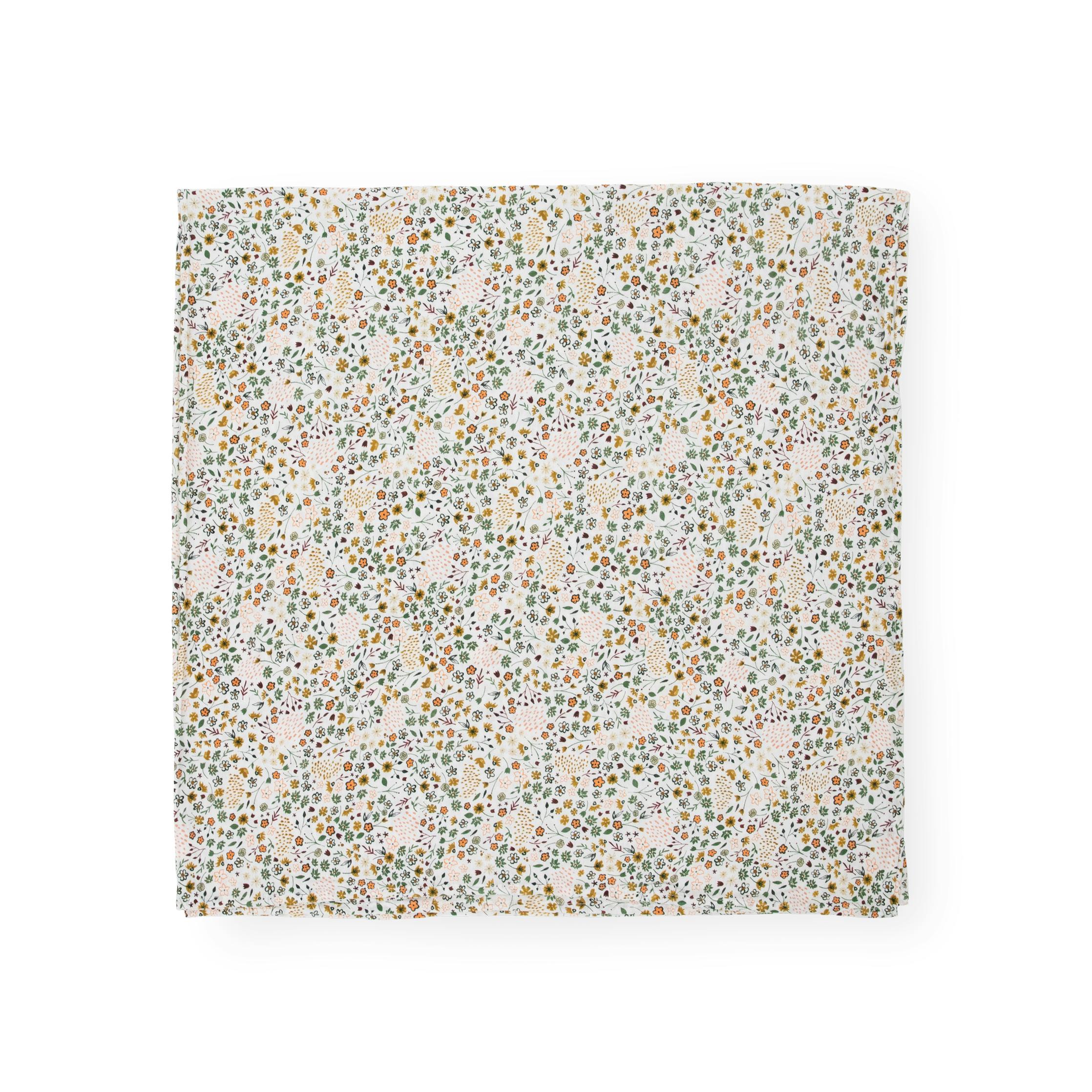 Stretch Knit Swaddle Blanket 2 Pack - Pressed Petals
