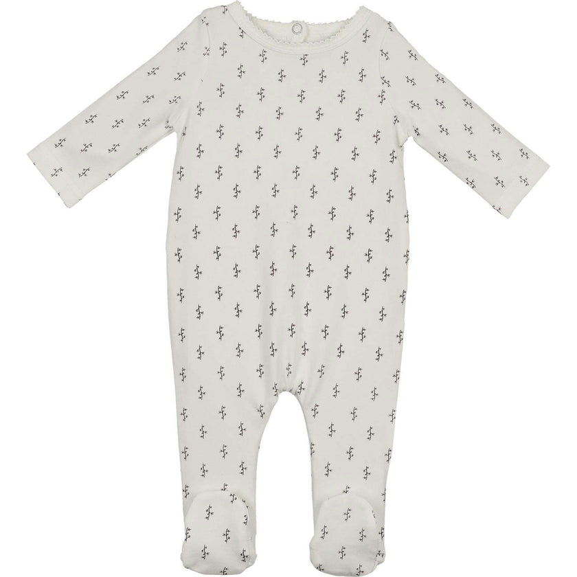 Printed Floral Footie