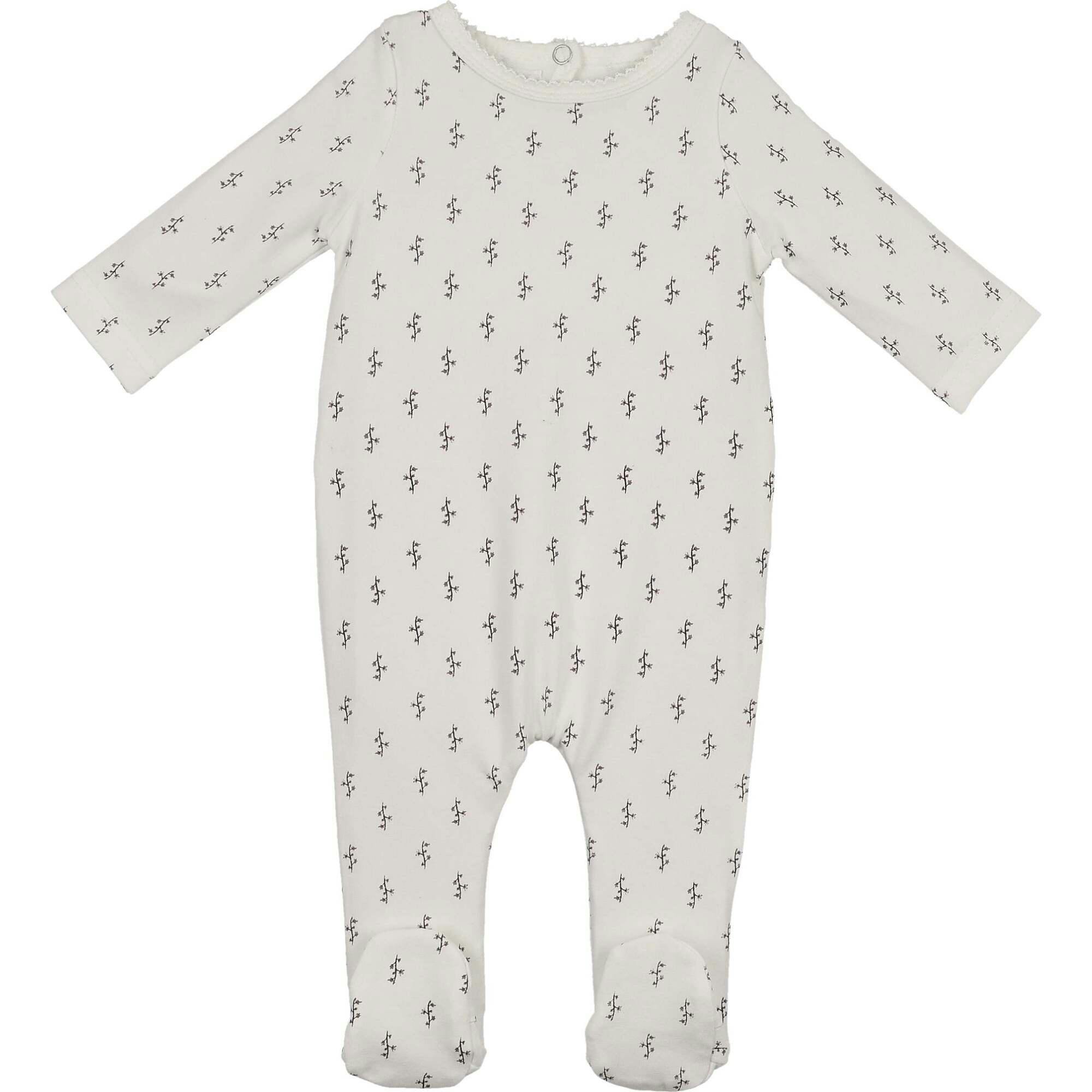 Printed Floral Footie
