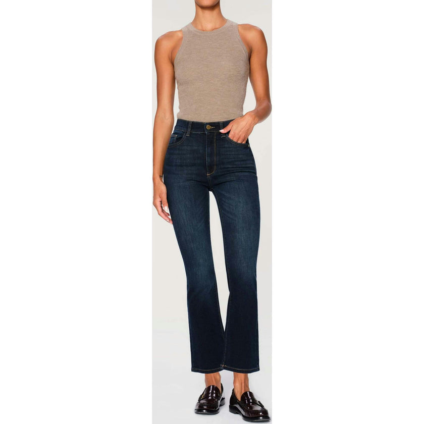 Bridget Boot High Rise Instasculpt™ Crop Jeans Thunderbird