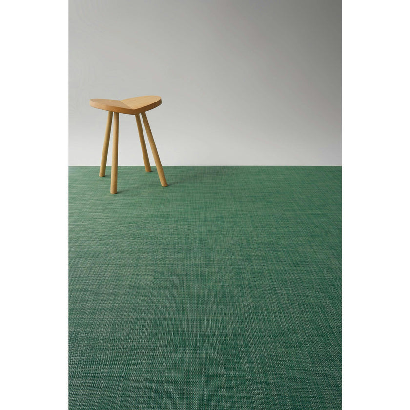 Mini Basketweave Woven Floormat, Ivy