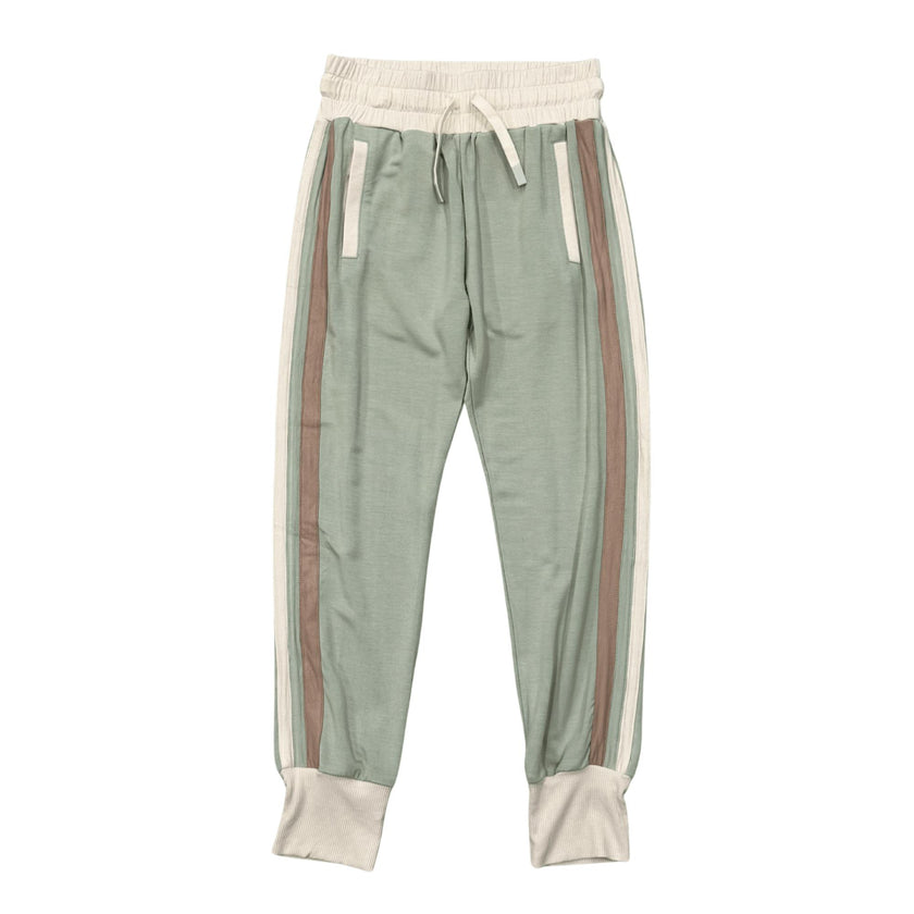 Track Striped Jogger Desert Sage