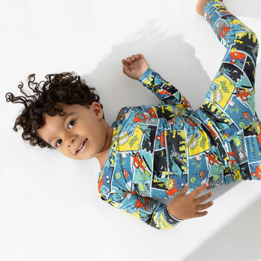 Justice League Heroes Bamboo Kids Pajamas
