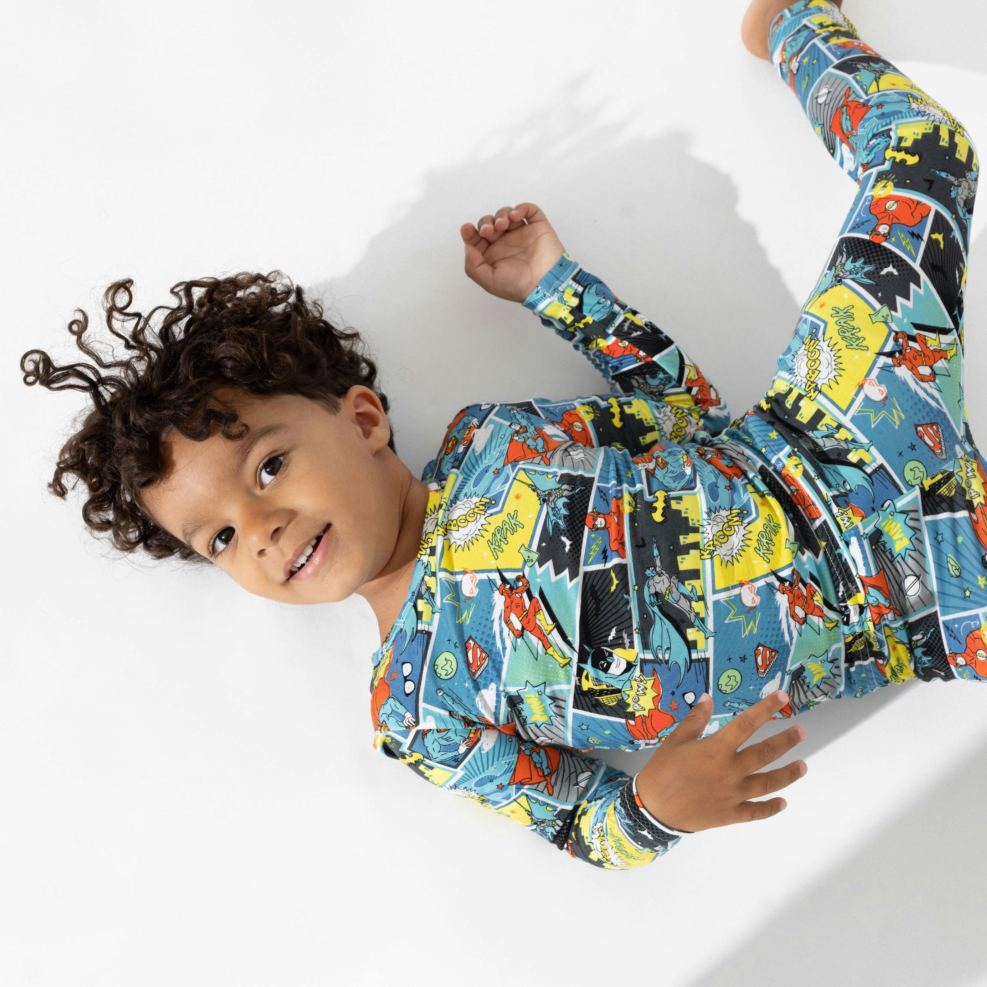 Justice League Heroes Bamboo Kids Pajamas