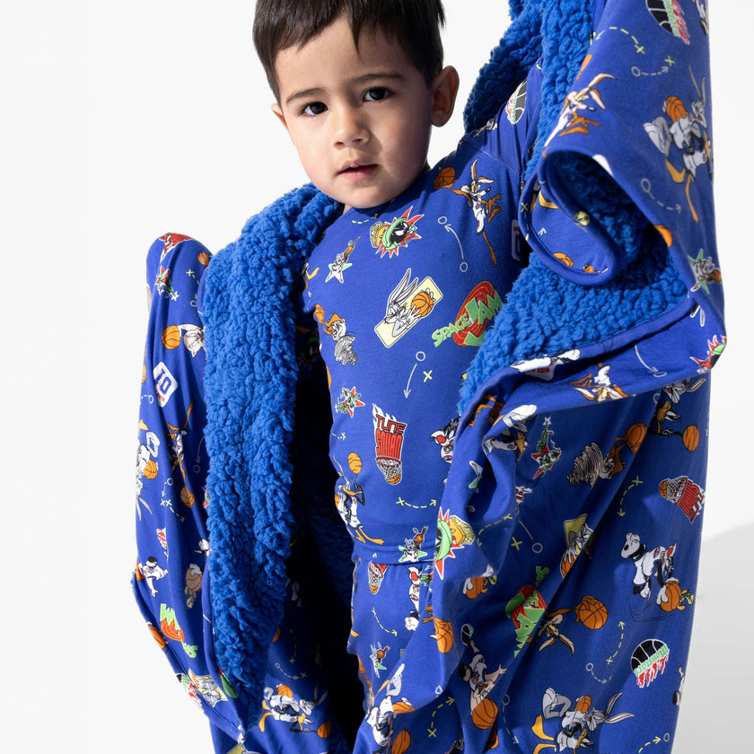 Space Jam Bamboo Sherpa Blanket