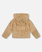 Faux Fur Hooded Jacket