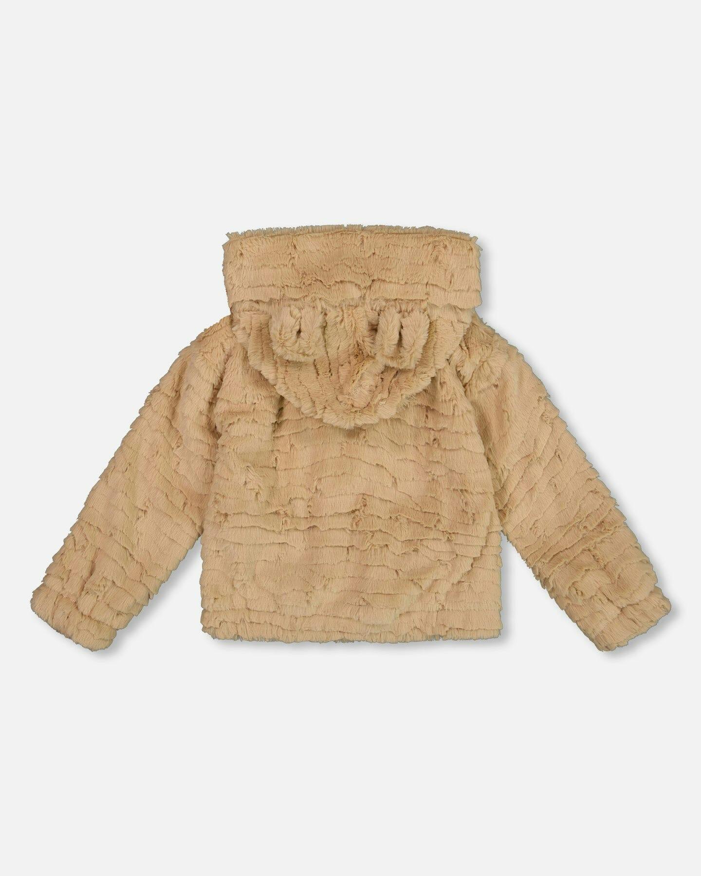 Faux Fur Hooded Jacket