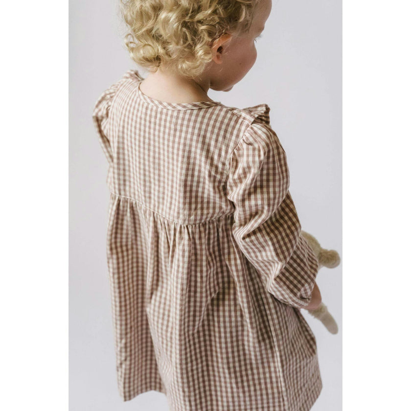 Gingham Dress, Pink