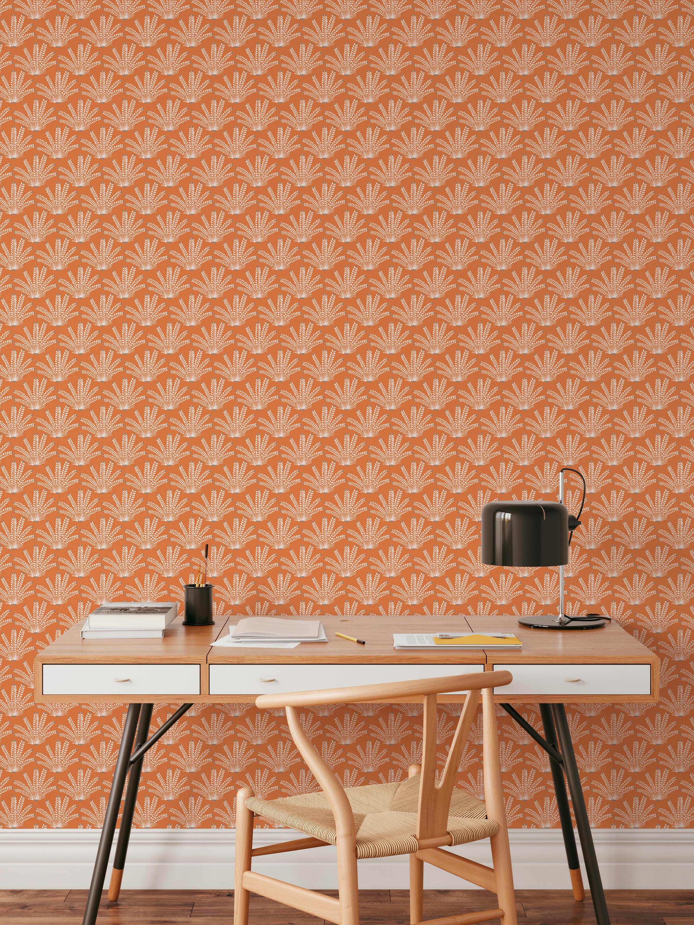 Papier peint MARACAS coloris Terre battue