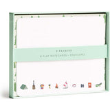 Set of 8 Flat Notecards