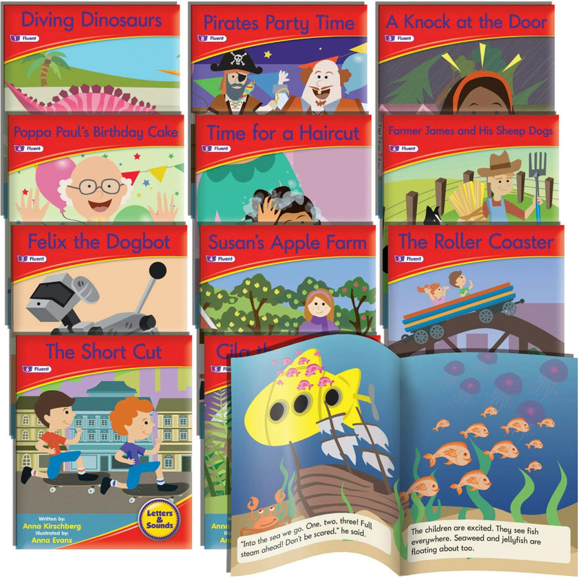 Letters & Sounds Phase 6 Set 1 Fiction Decodable Readers