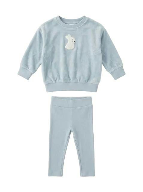 Velour Bunnies 2 Piece Set