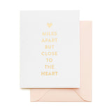 Miles Apart Card