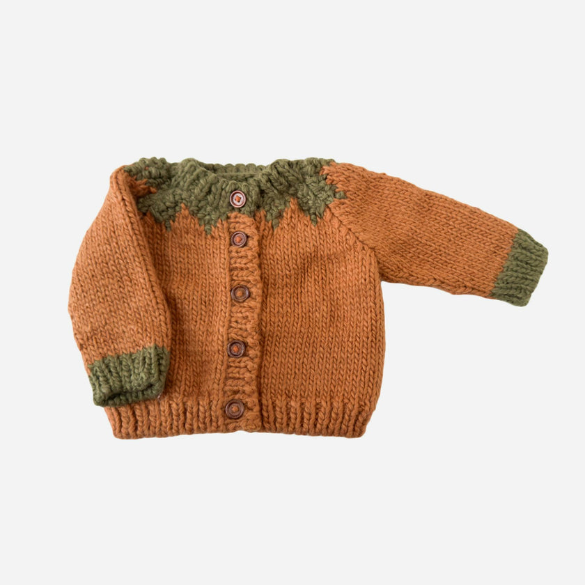 Pumpkin Cardigan - Clay