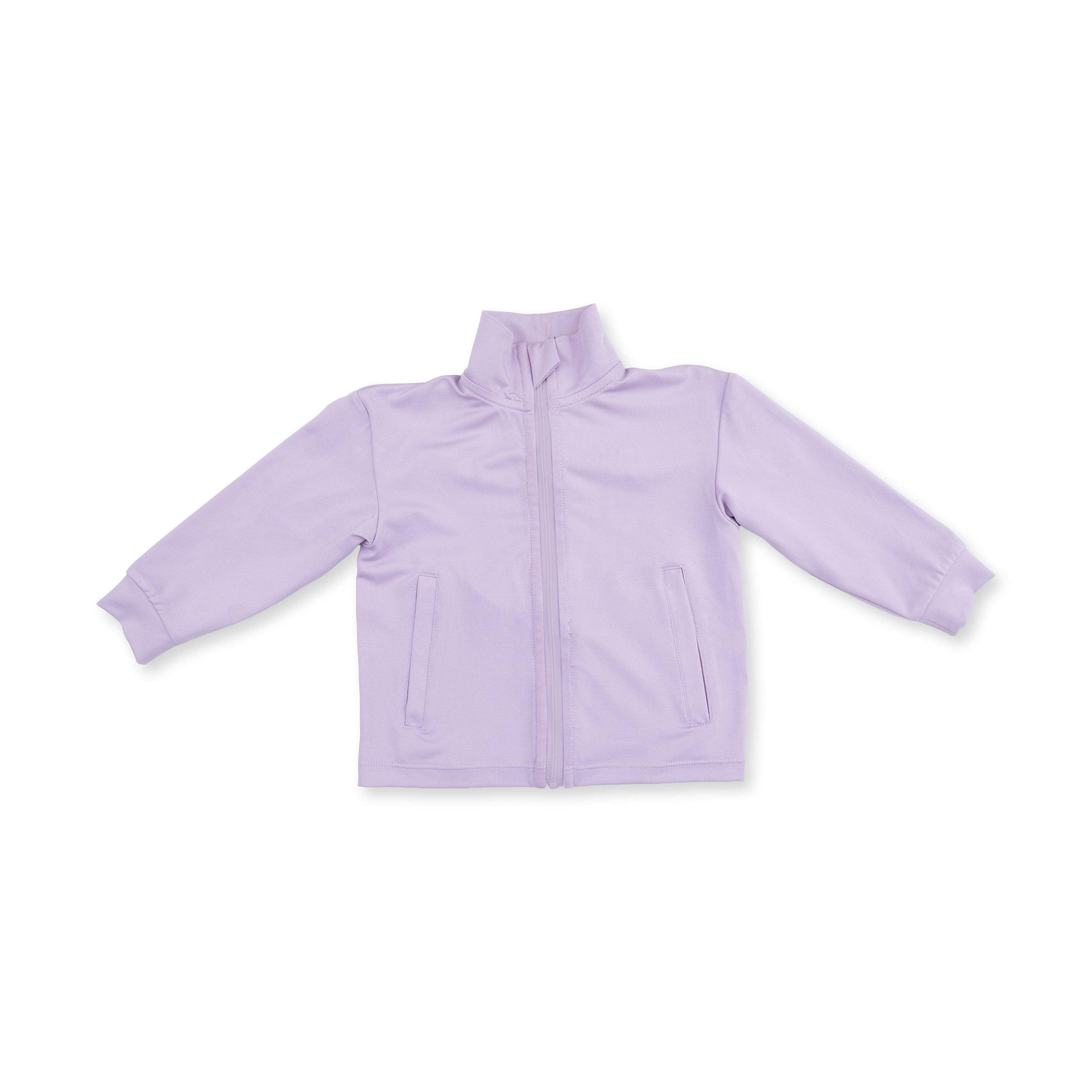 Tiny Tumblers Activewear Lilac - Mock Neck Active Jacket