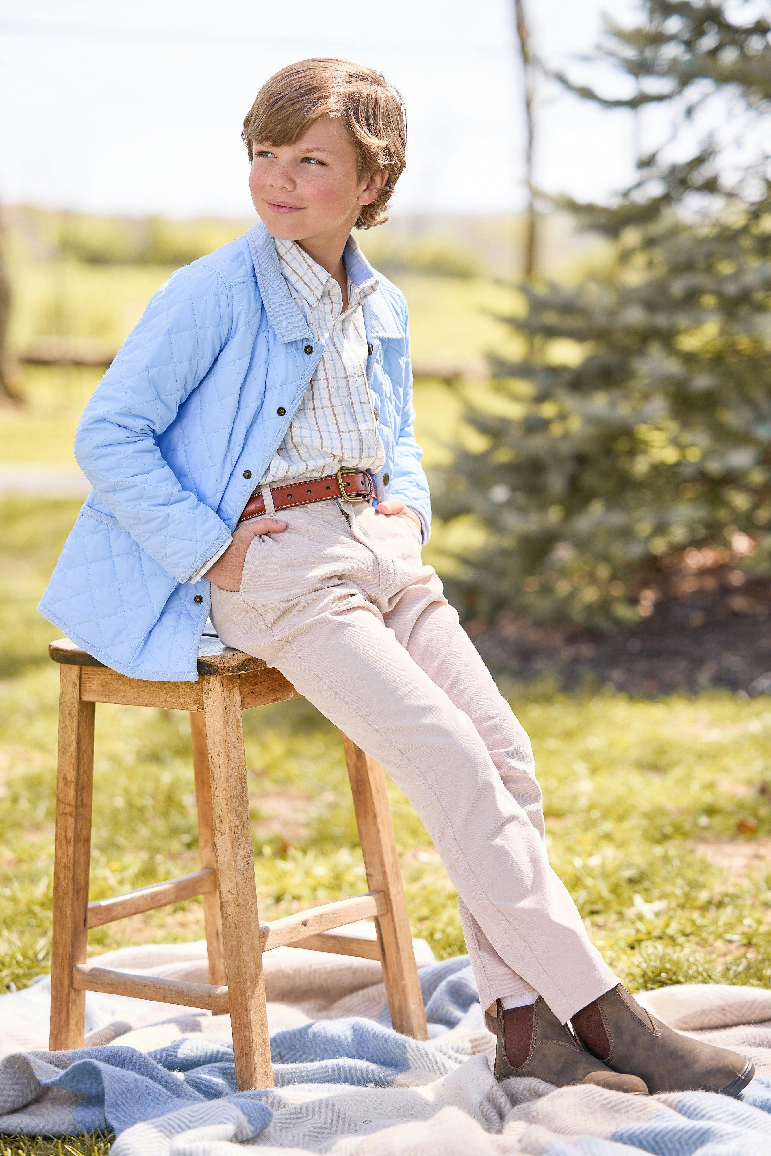 Classic Pants - Stone Corduroy