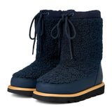 Rey Wool Lined Rubber Toe Caps Lace-Up Snug Fit Snow Boots