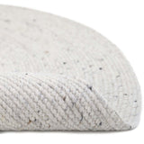 Neethu Hand-Crafted Felted Wool Round Rug, Natural