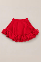 Mini Kendy Skirt in Poinsettia