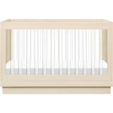 Harlow Acrylic 3-In-1 Convertible Crib With Toddler Bed Conversion Kit