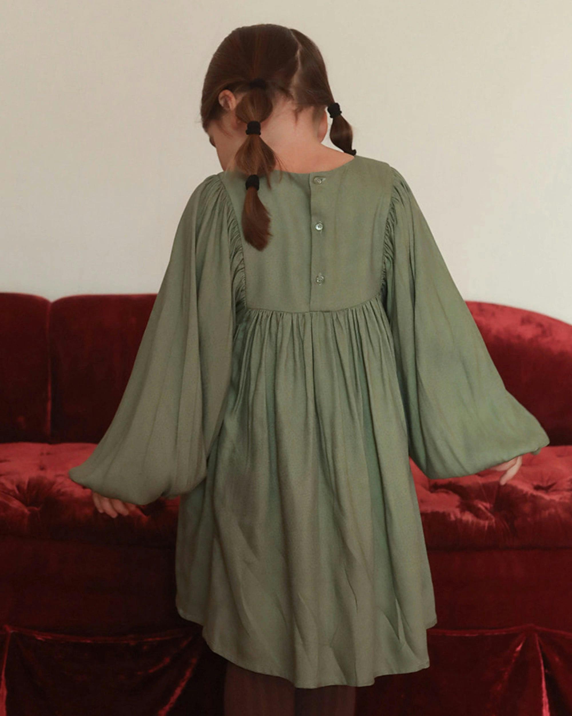 Belle Dress - Sage Green