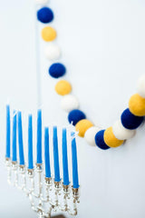 Hanukkah Ball Felt Garland