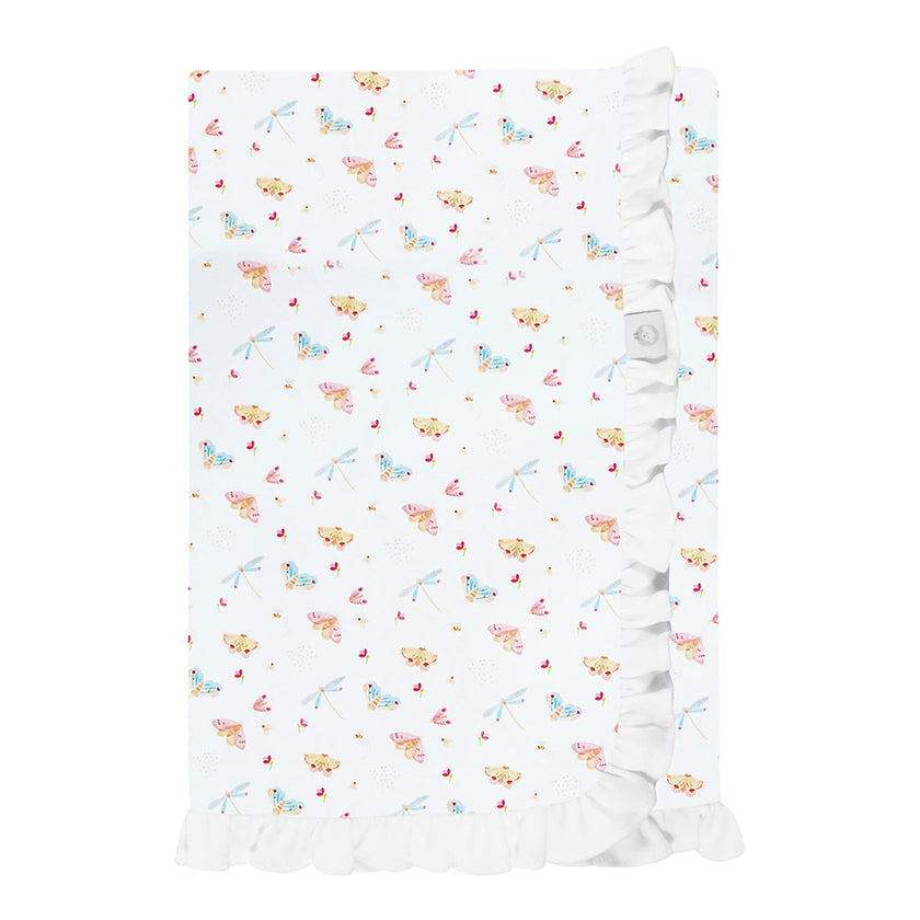 Butterflies Pima Cotton Baby Blanket