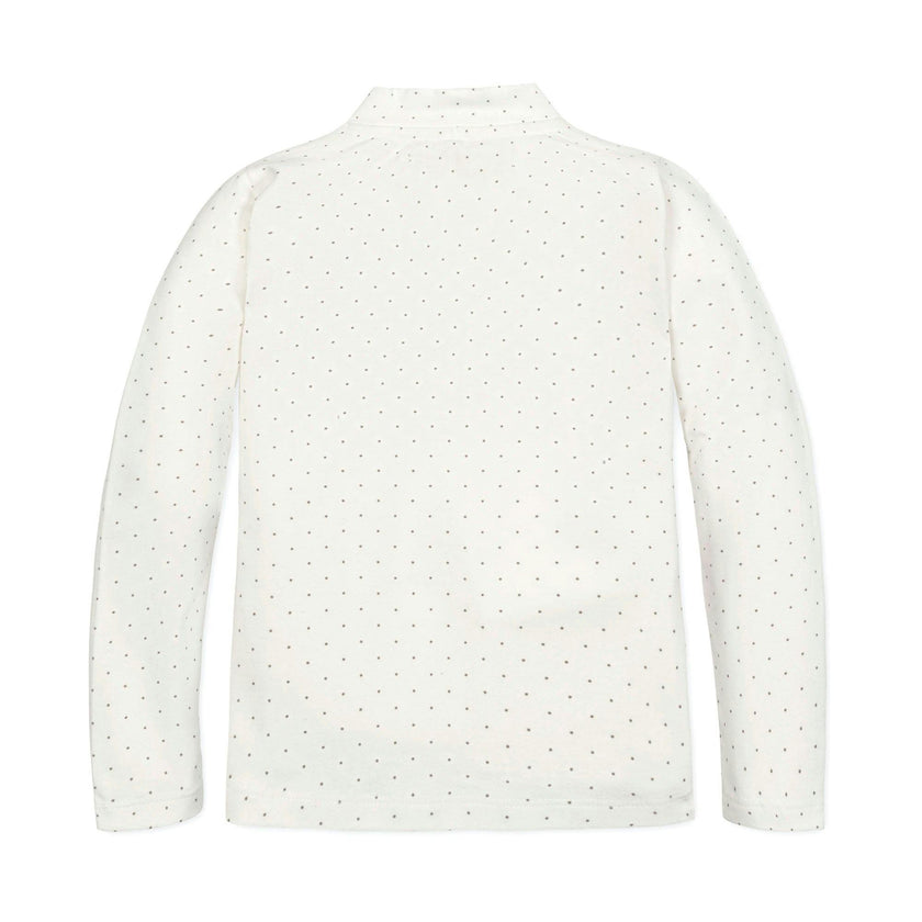 Organic Mock Neck Knit Top