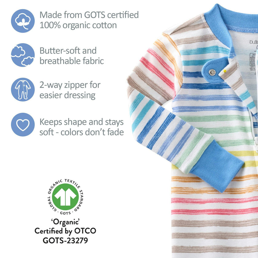 CRUZ Snug Fit Footed Sleeper