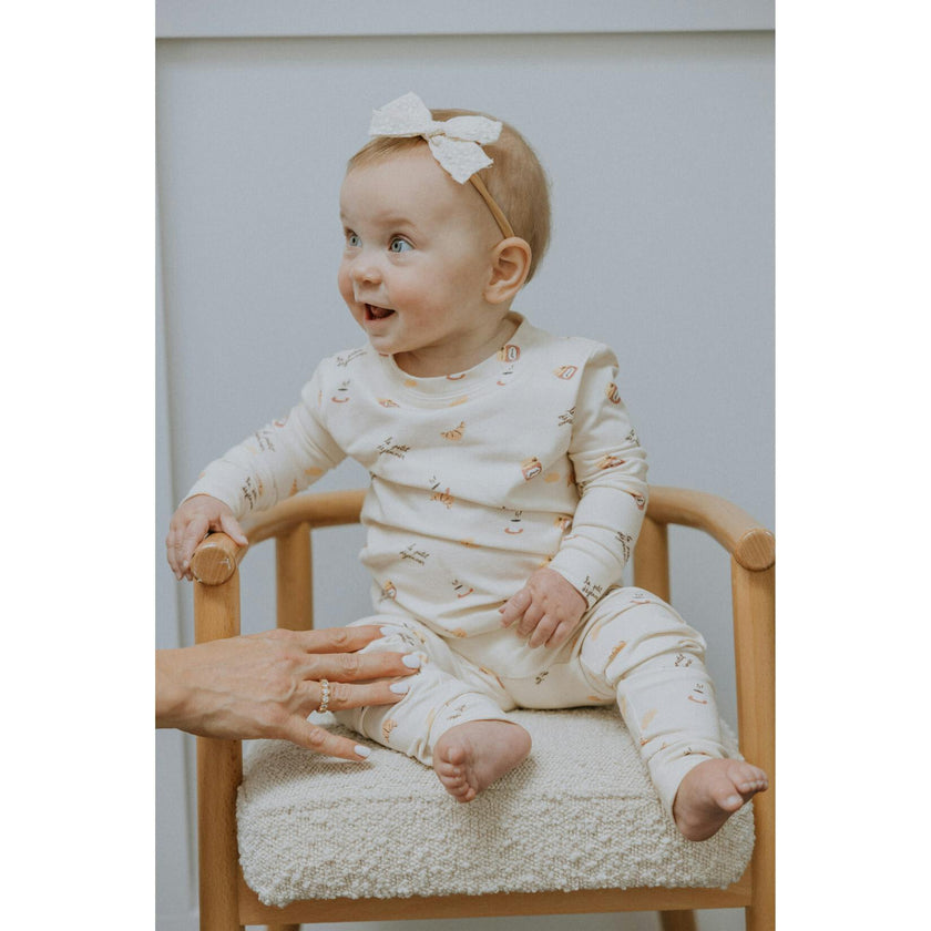 Modal Pajama Set in Petit Déjeuner