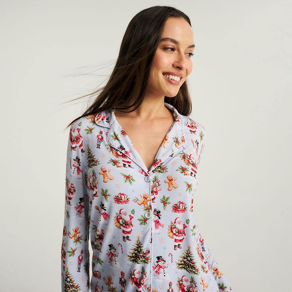 Saint Nicolas Women's Luxe Pajama Pant Set