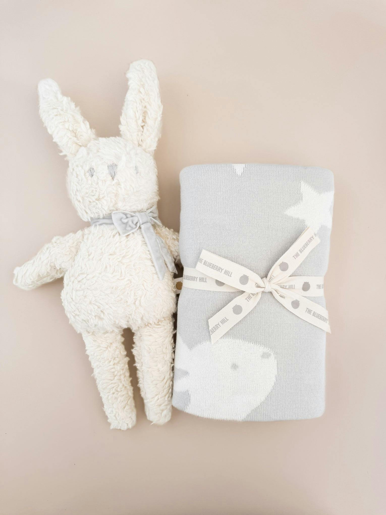 Star Moon Blanket Bunny Plush Toy Gift Set