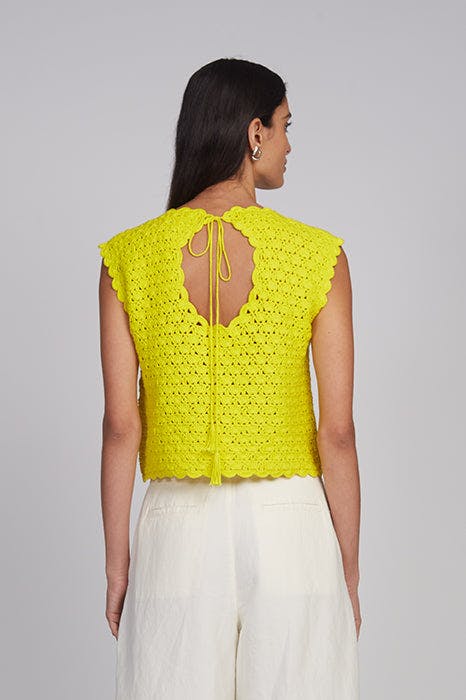 ZARIA CROCHET TOP | LIMONE | One Left!