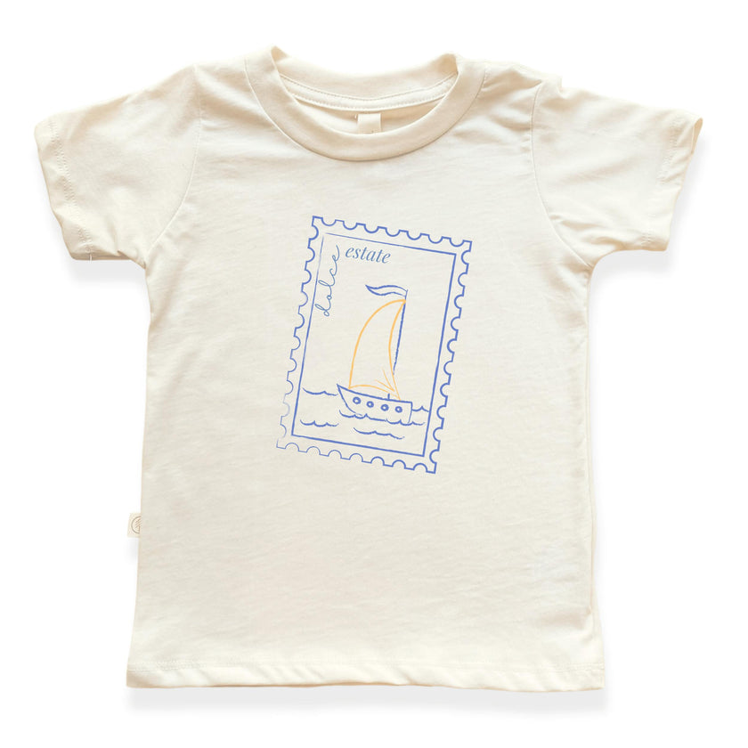 Dolce Estate Stamp Organic Kids T-Shirt