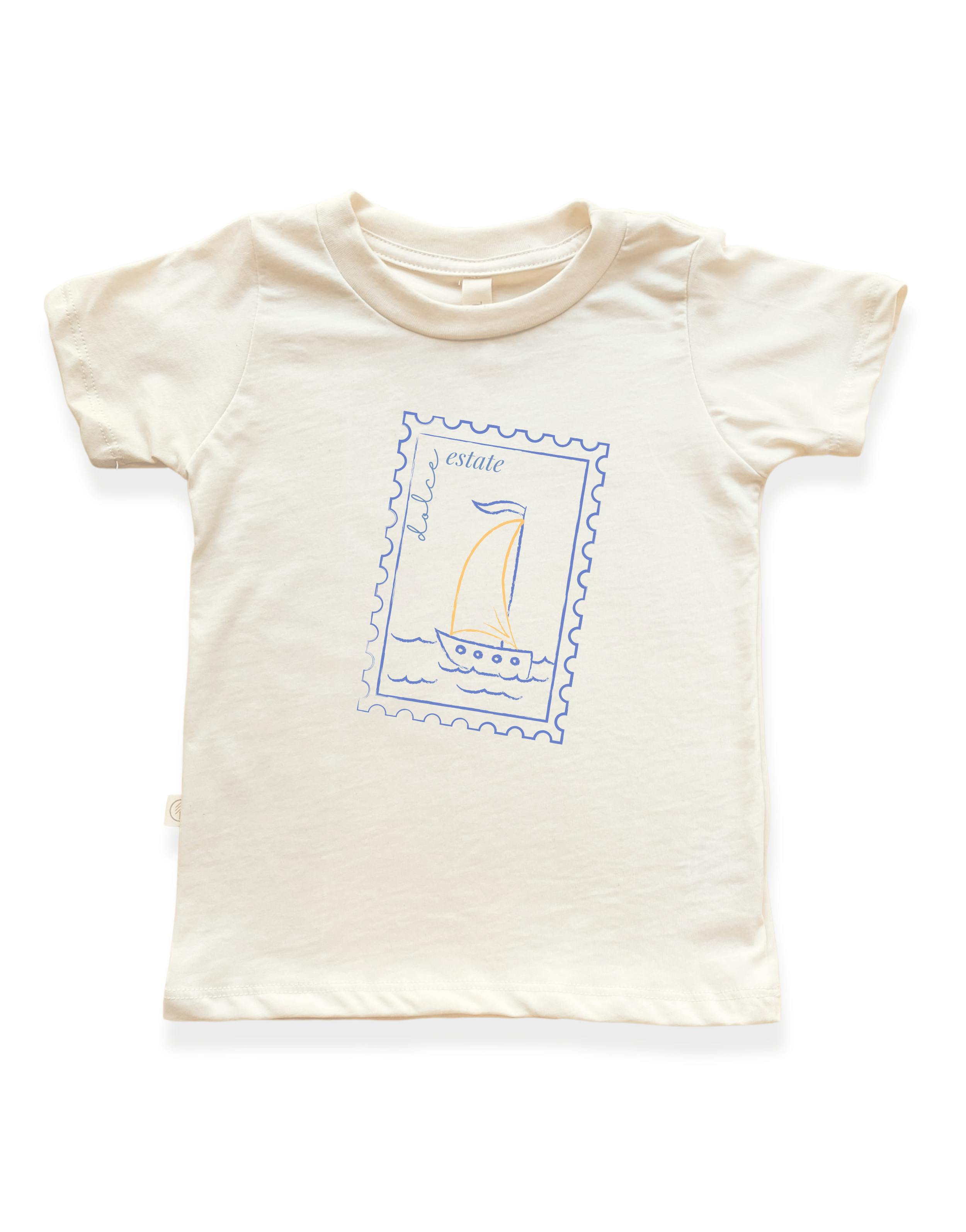 Dolce Estate Stamp Organic Kids T-Shirt